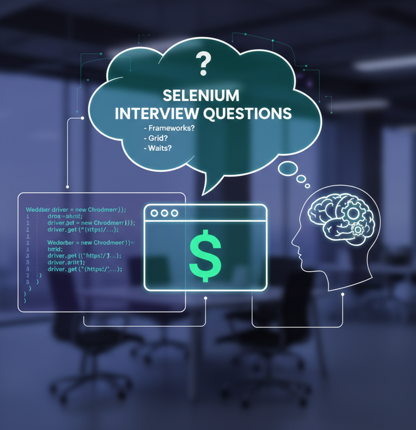 Top 50 Selenium Automation Interview Questions for Software Testing