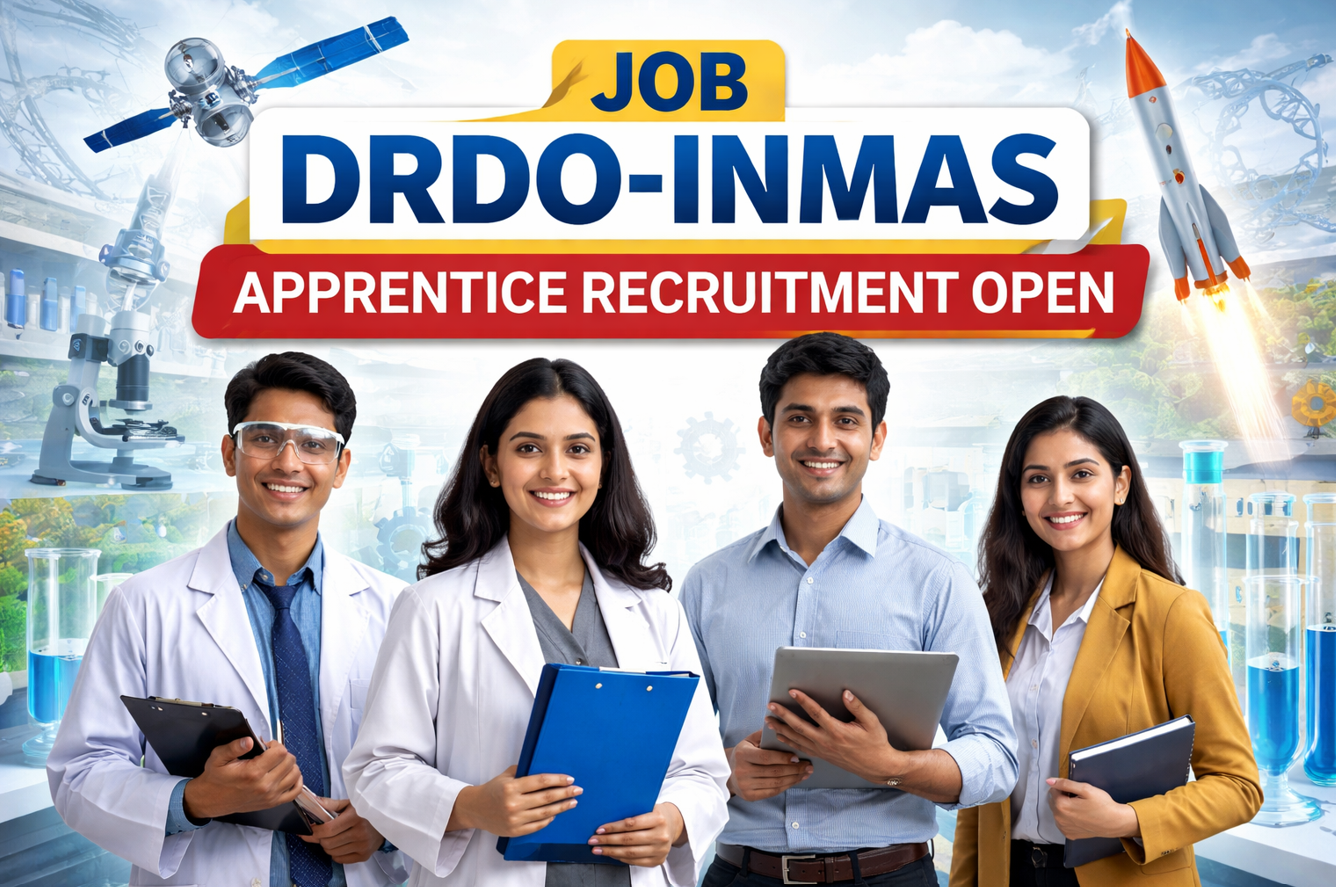 DRDO-INMAS Apprentice Recruitment Open-2026