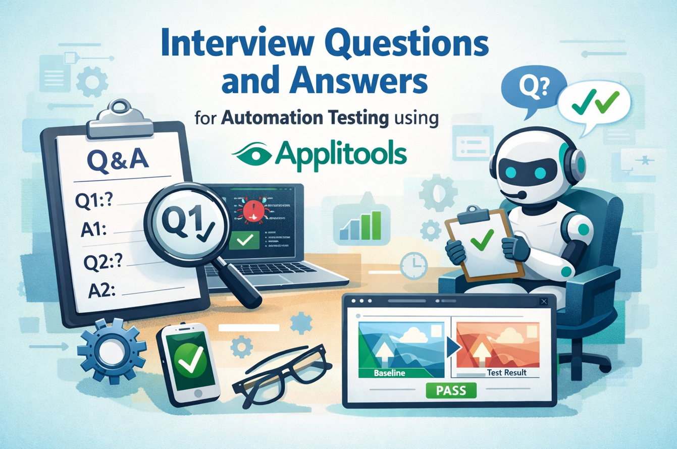 Interview questions and answers for Automation testing using Applitools