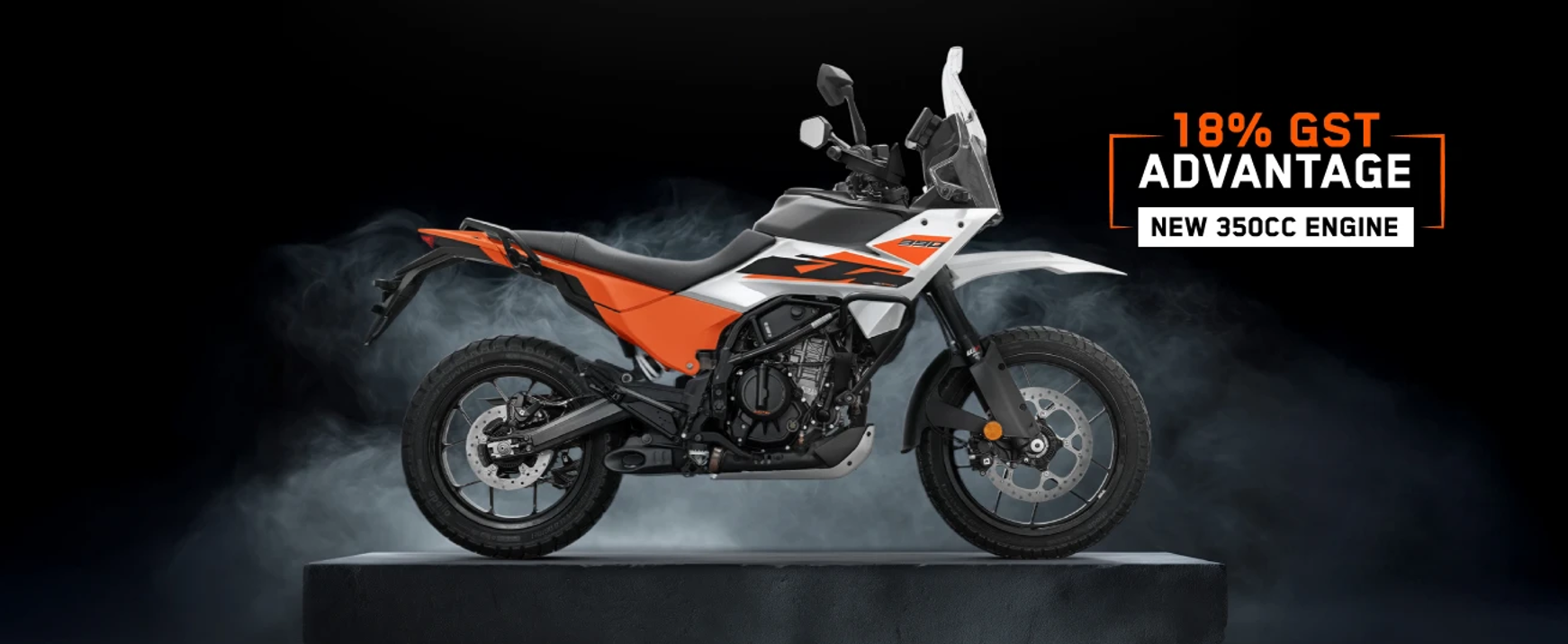KTM Goes Smart on Price- 350cc Duke and Adventure Variants Launched in India-Adv 350cc Edition