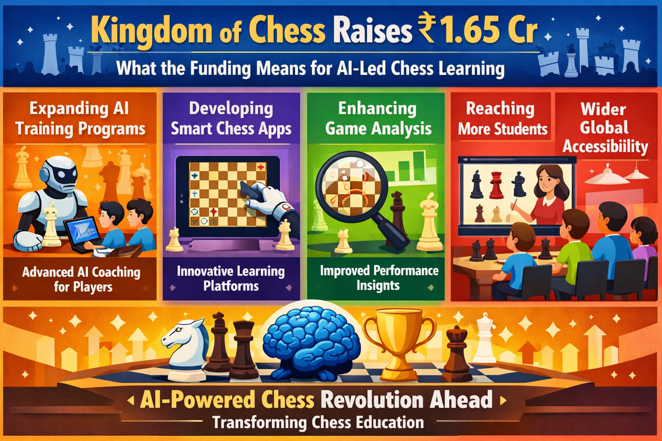 Kingdom of Chess Raises ₹1.65 Cr- What the Funding Means for AI‑Led Chess Learning