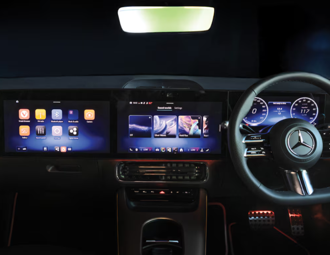 Mercedes-Benz CLA EV Available in India at INR 55 Lakh- Is It Worth Buying in 2026-Interior dashboard