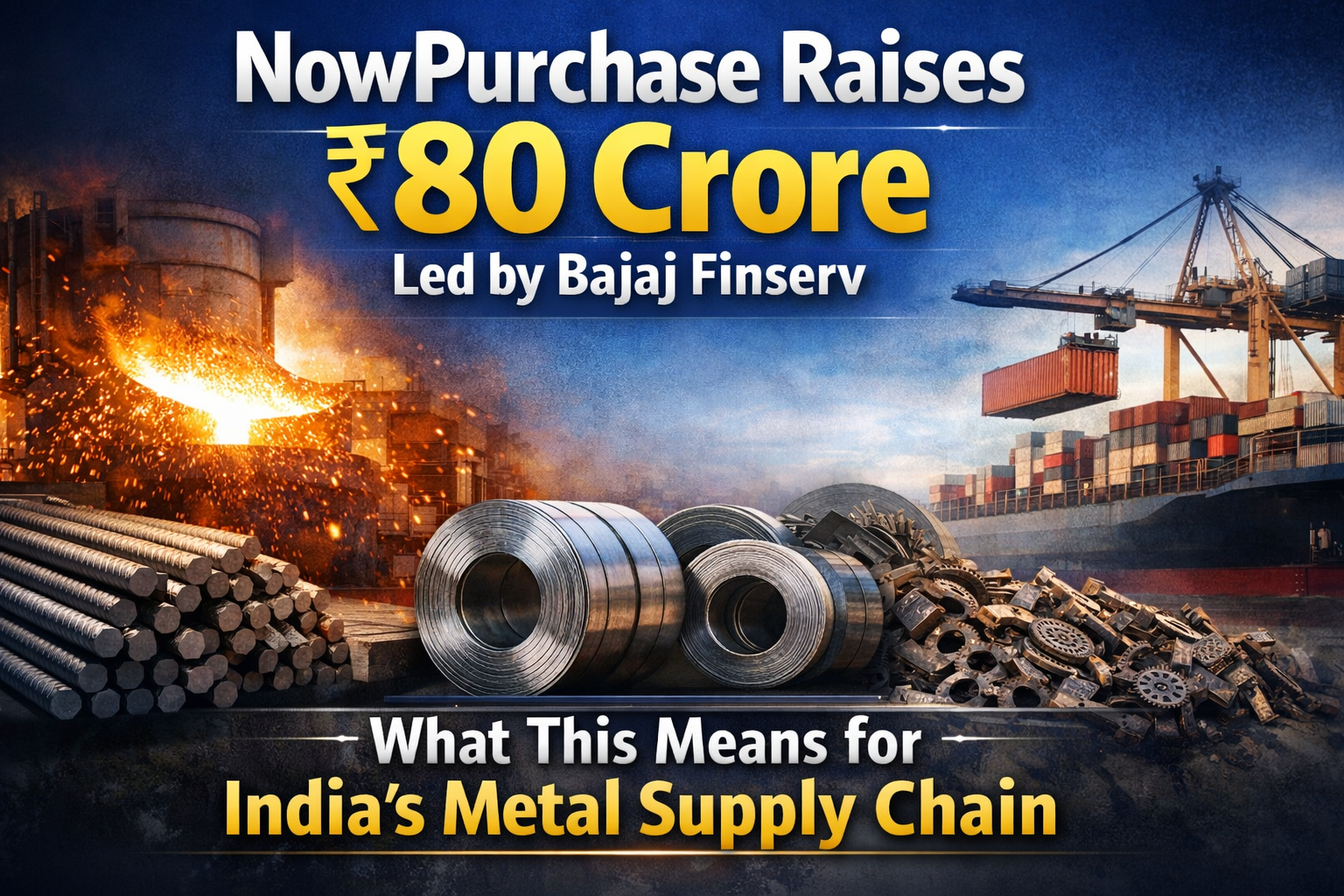 NowPurchase Raises ₹80 Crore Led by Bajaj Finserv: What This Means for India’s Metal Supply Chain