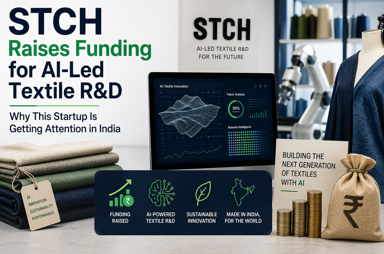 STCH Raises Funding for AI-Led Textile R&D: Why This Startup Is Getting Attention in India