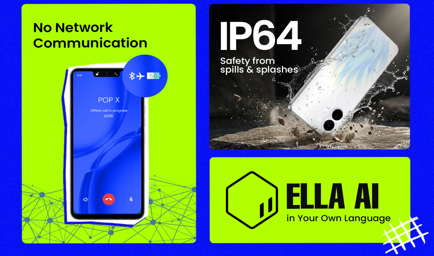 TECNO POP X 5G to Be Launched on April 20 in India- No network communication