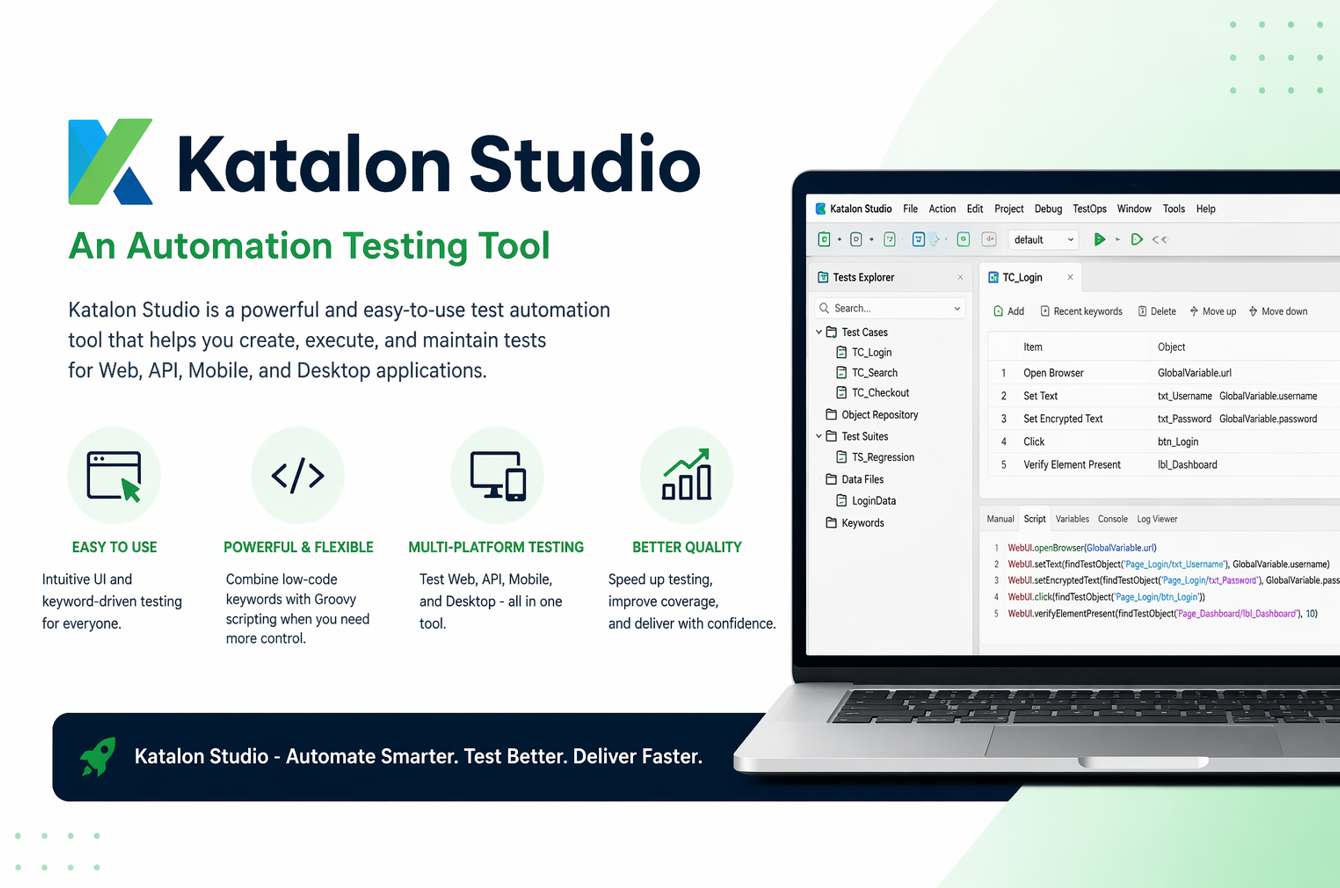 Top 25 Katalon Studio Interview Questions and Answers for Automation Testing