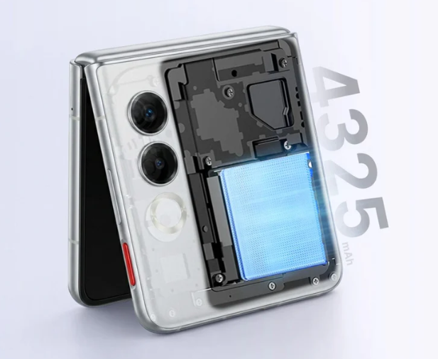 Ai+ NovaFlip 5G Under Rs 40,000-Battery
