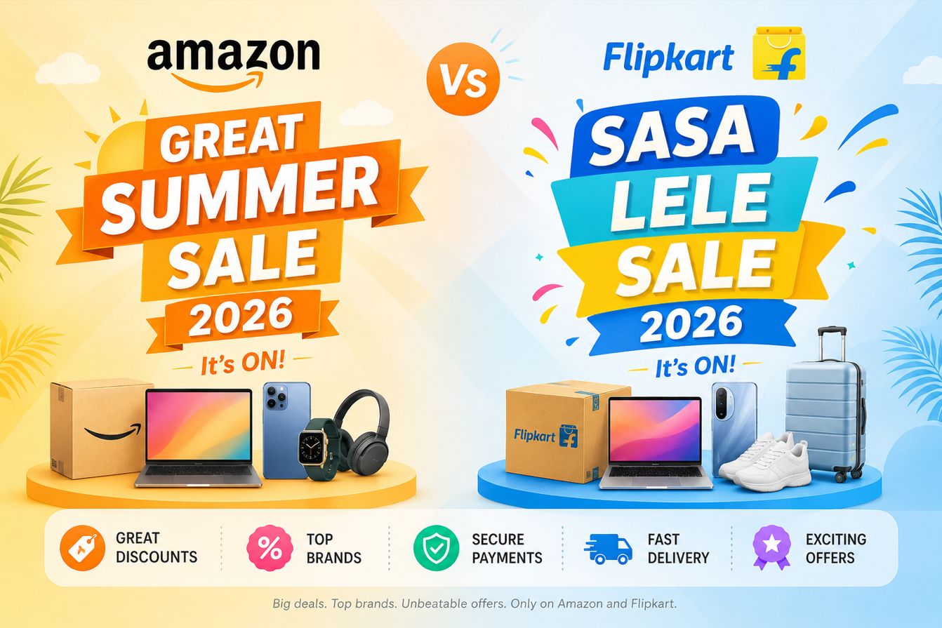 Amazon vs Flipkart Sale 2026-Deep Discounts on Premium Phones Decoded
