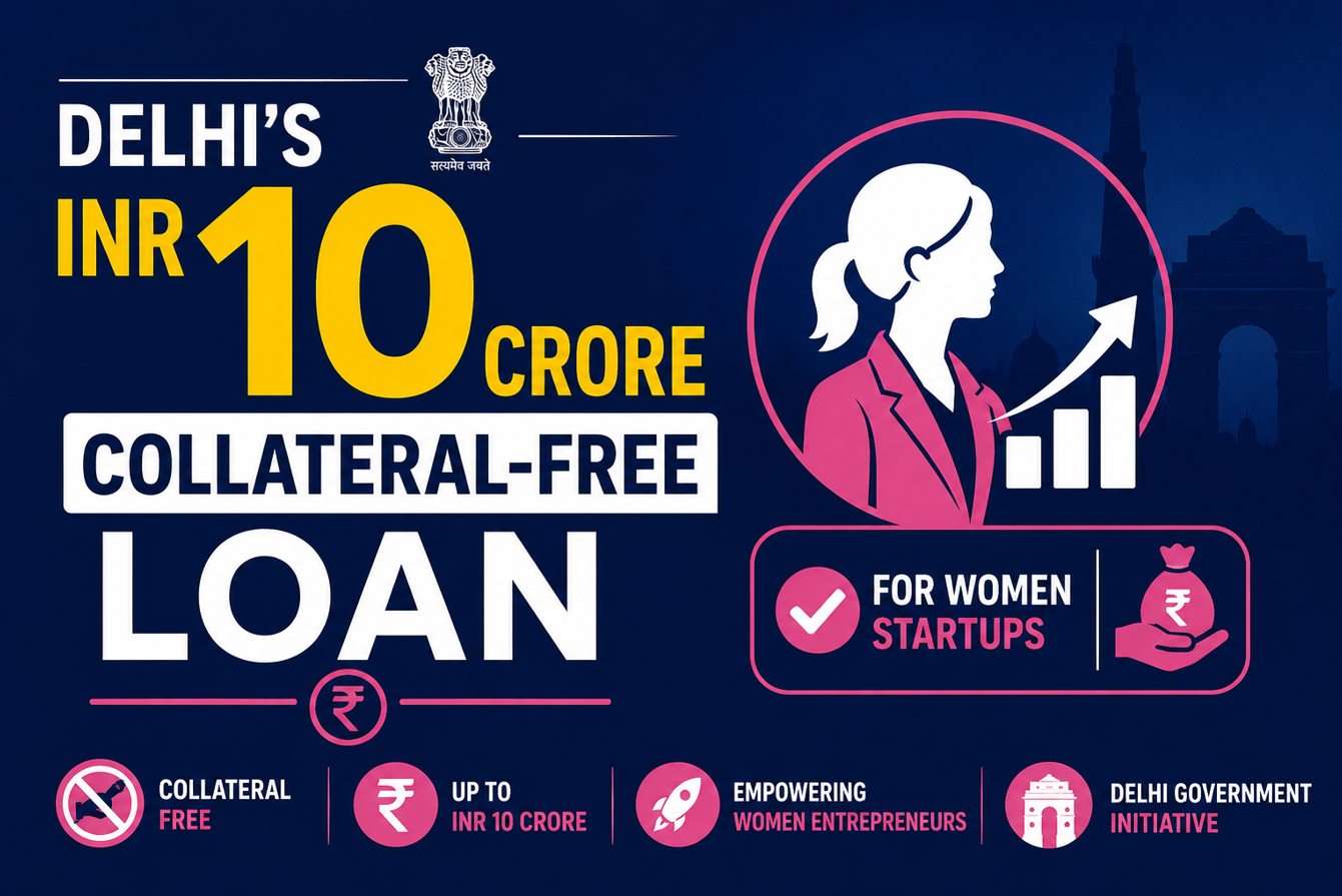 Delhi’s INR 10 Crore Collateral-Free Loan Push for Women Startups-Key Highlights Explained