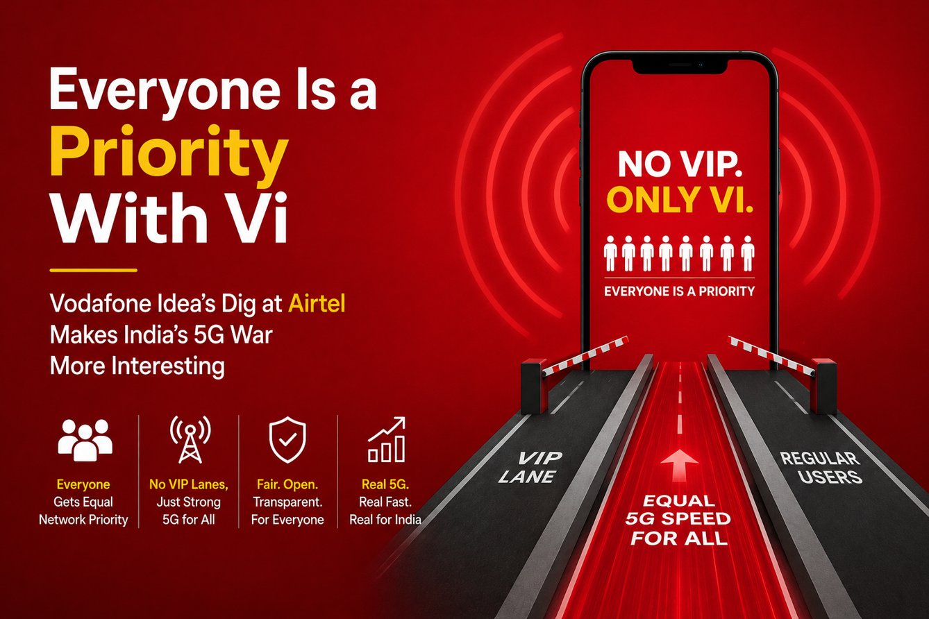 Everyone Is a Priority With Vi - Vodafone Idea’s Dig at Airtel Makes India’s 5G War More Interesting