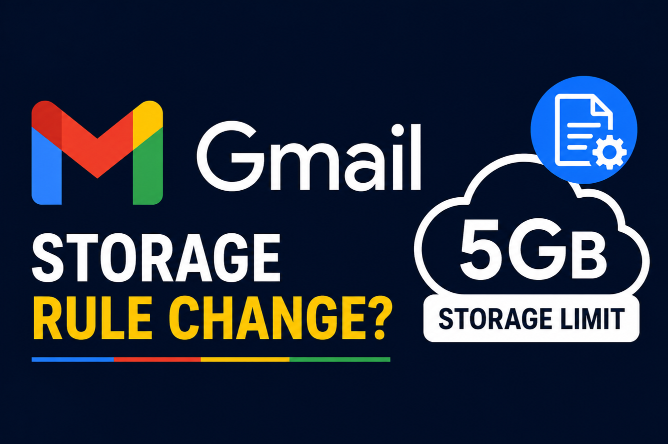 Gmail Storage Rule Change - Why Some New Google Accounts May Get Only 5GB