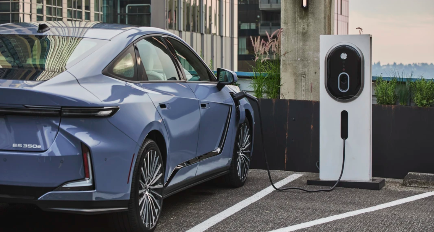 Lexus ES 500e Launched in India-Charging