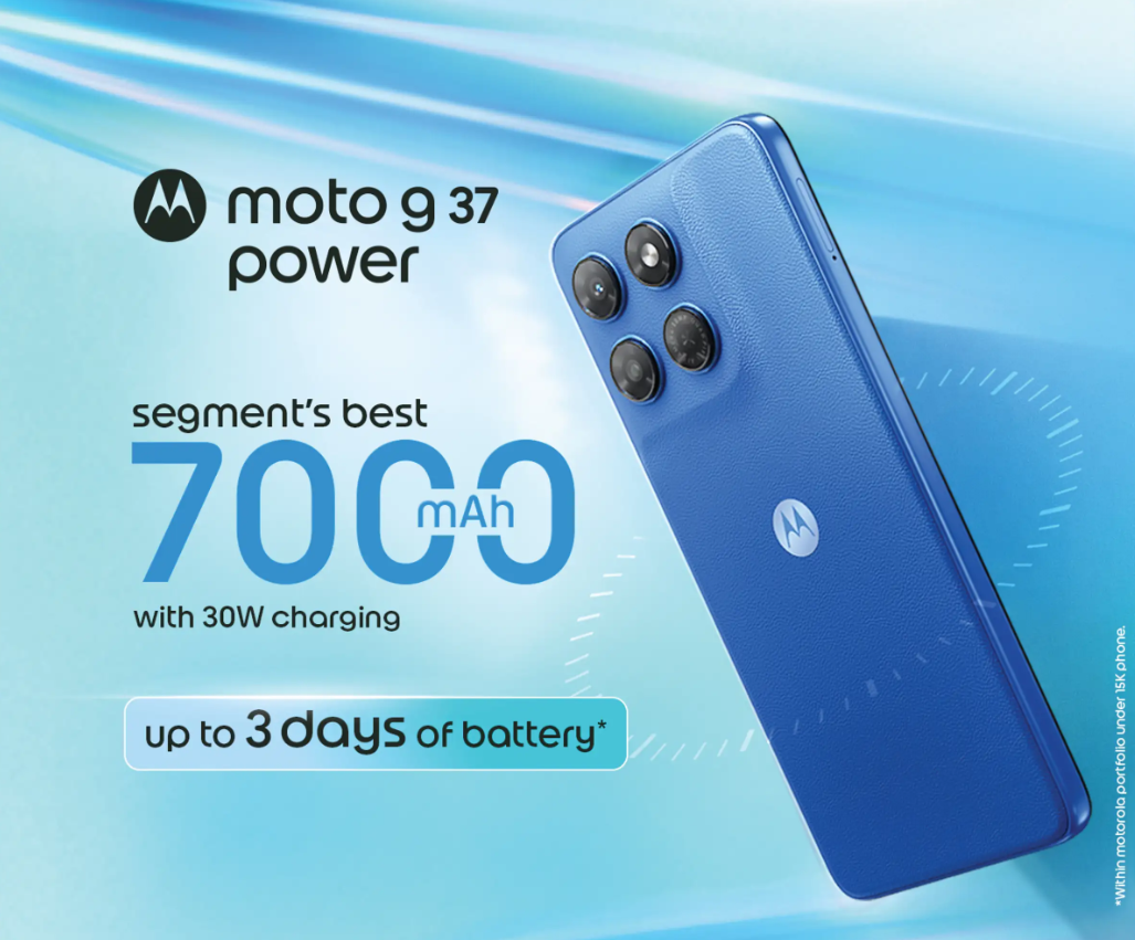 Motorola G37 5G & G37 Power 5G India - Battery and Charging