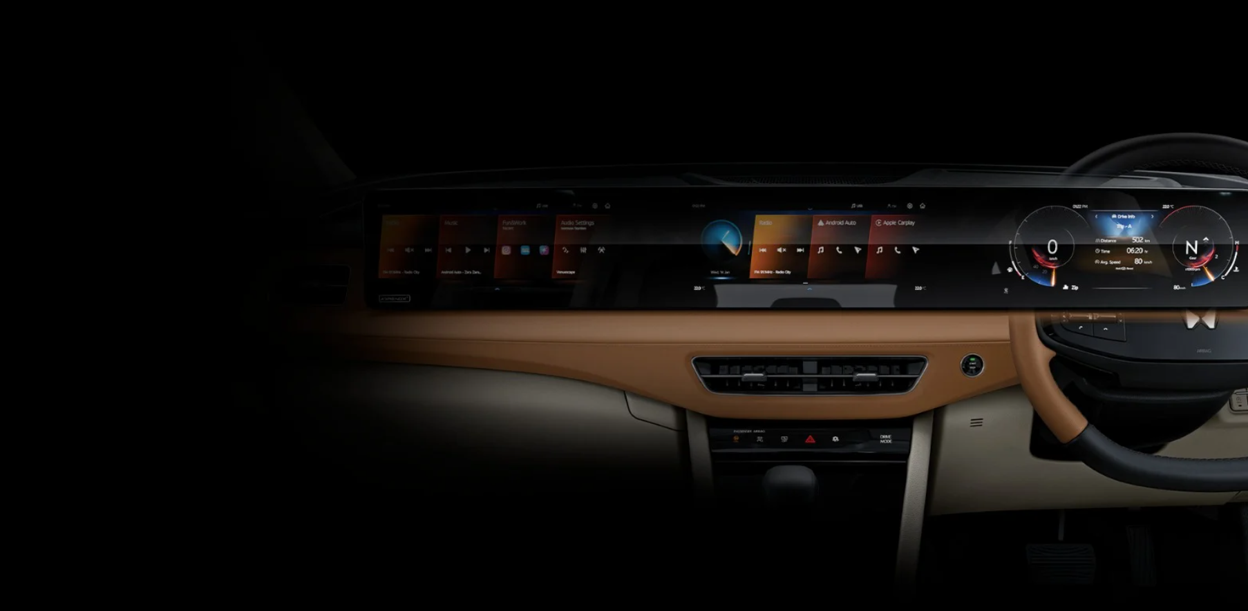 Mahindra XUV 7XO Base Model - Internal Screens