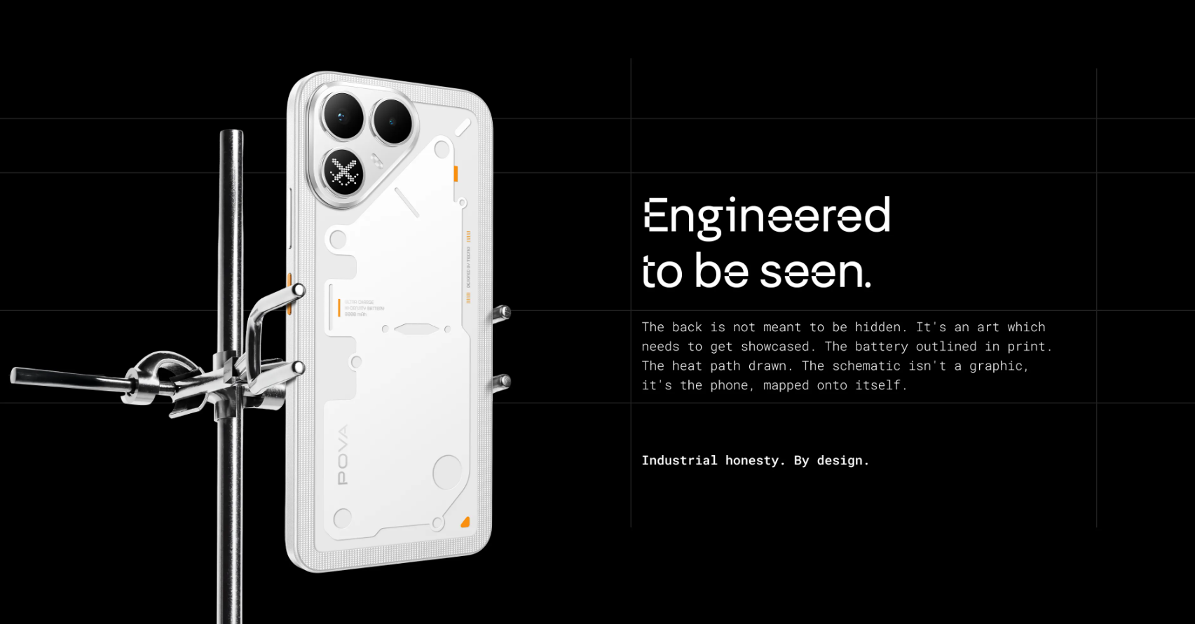 Tecno POVA 8 5G First Sale Begins Today, A Power Phone With 8,000mAh Battery and 144Hz Display - Back