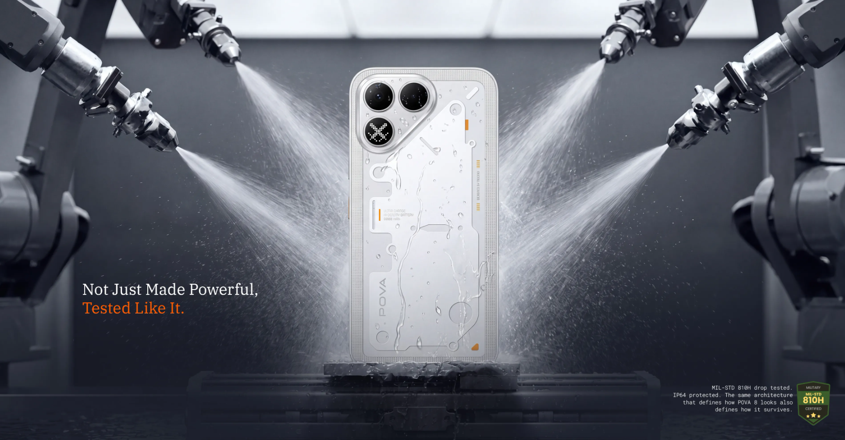 Tecno POVA 8 5G First Sale Begins Today, A Power Phone With 8,000mAh Battery and 144Hz Display - Powerful