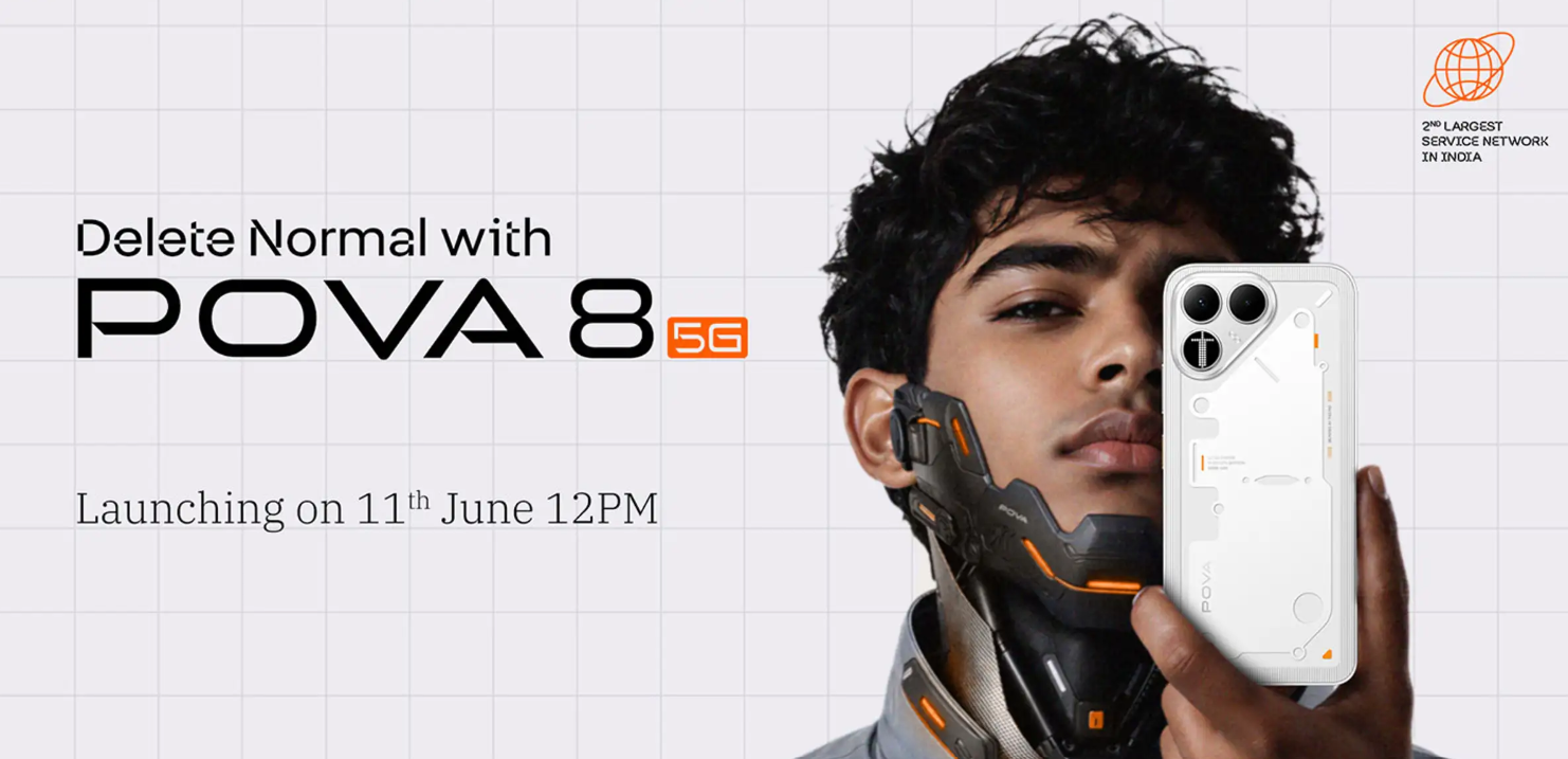 Tecno Pova 8 5G Launch Date Revealed, A Big-Battery Gaming Phone Is Coming Soon