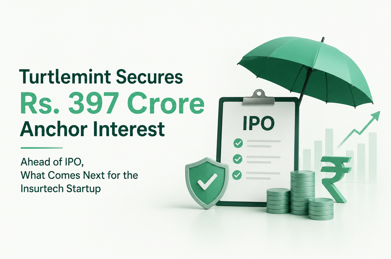 Turtlemint Secures Rs. 397 Crore Anchor Interest Ahead of IPO, What Comes Next for the Insurtech Startup