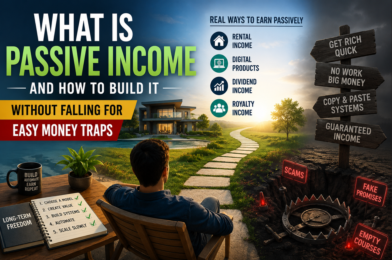 What Is Passive Income And How To Build It Without Falling For Easy Money Traps