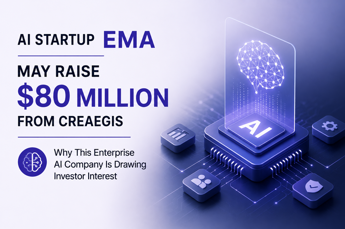 AI Startup Ema May Raise $80 Million From Creaegis, Why This Enterprise AI Company Is Drawing Investor Interest
