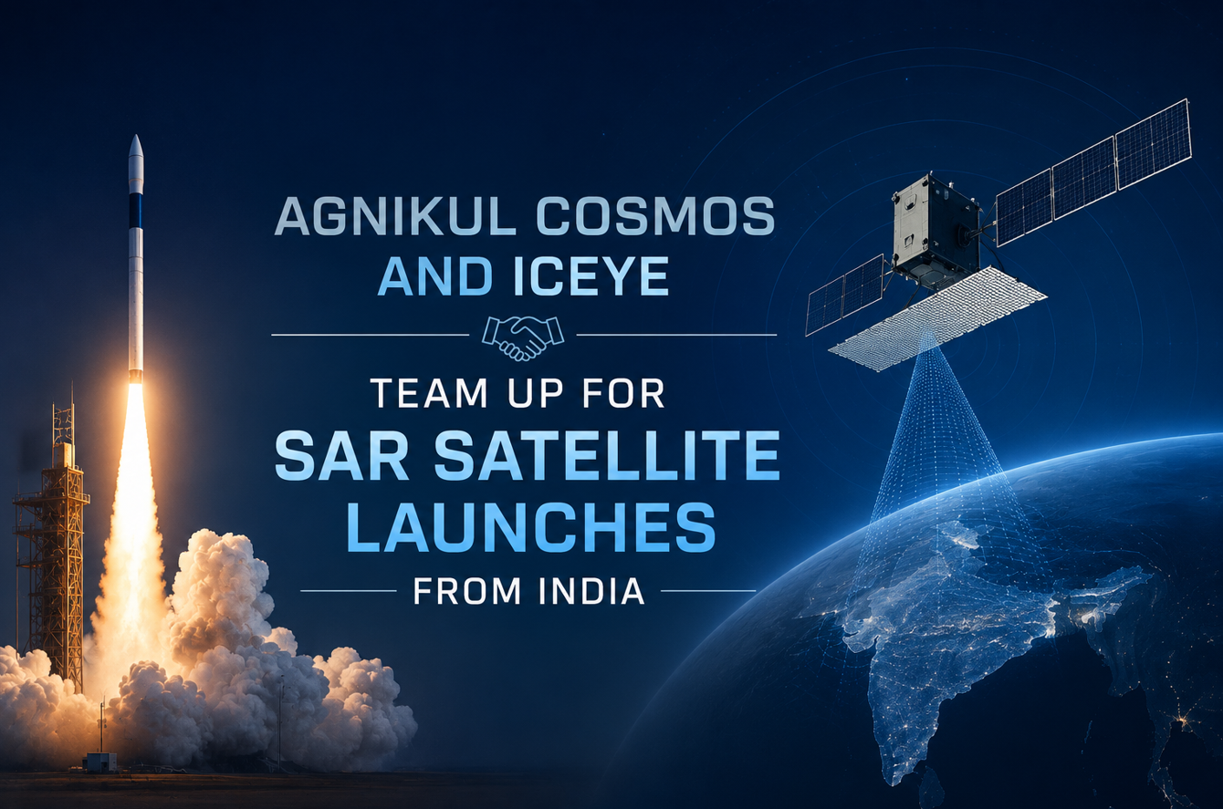 Agnikul Cosmos and ICEYE Team Up for SAR Satellite Launches From India