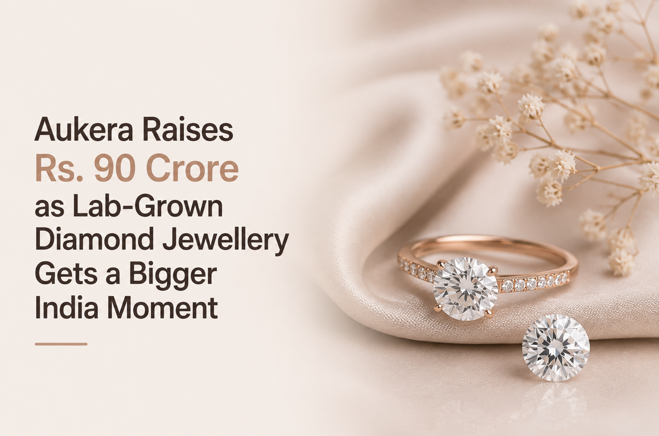 Aukera Raises Rs. 90 Crore as Lab-Grown Diamond Jewellery Gets a Bigger India Moment