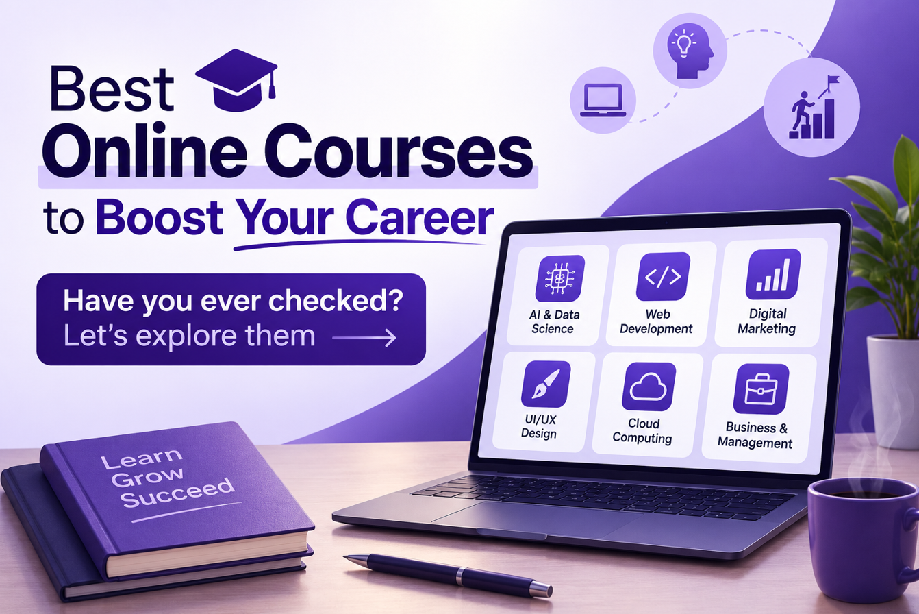 Best Online Courses to Boost Your Career, have you ever checked? lets explore them