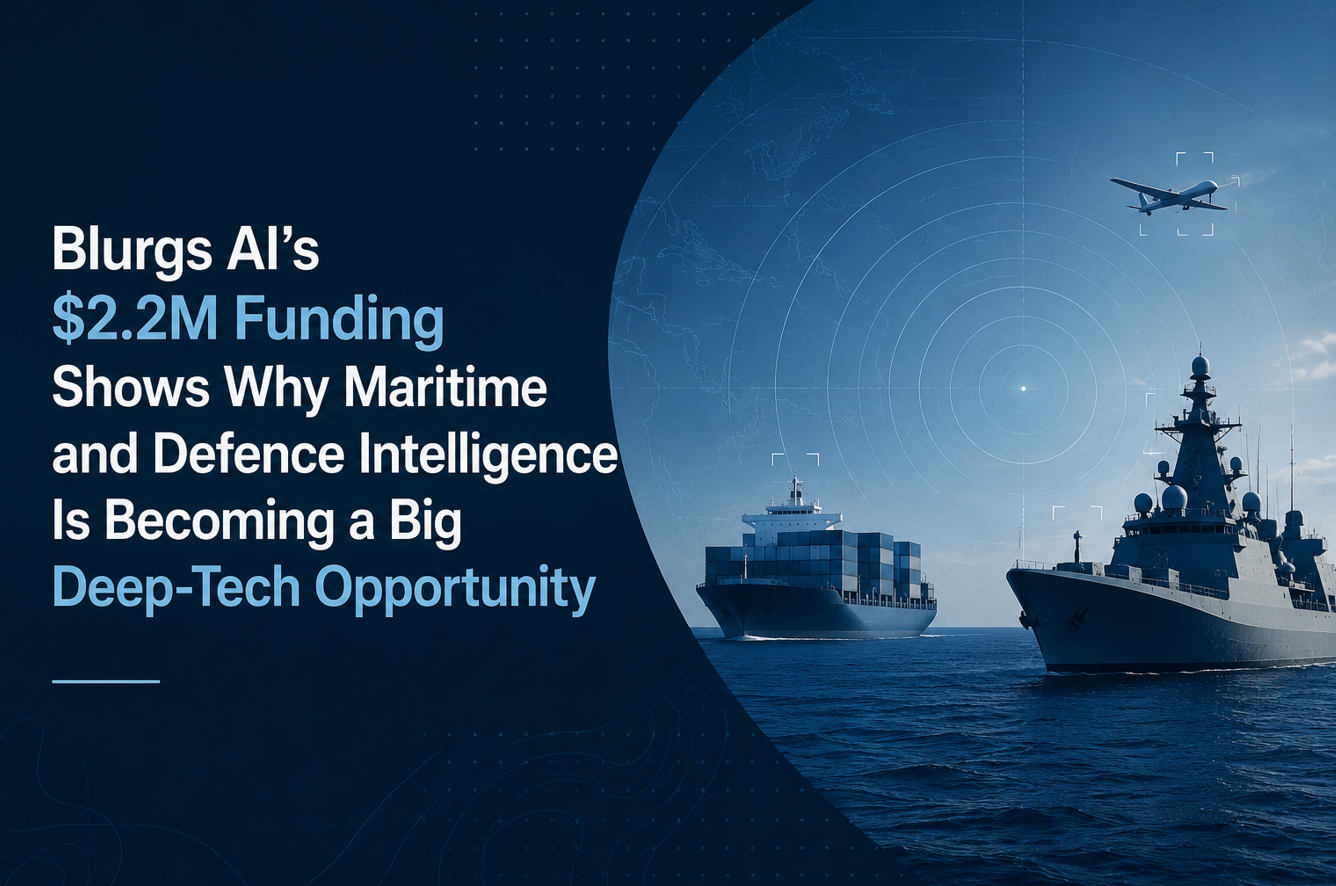 Blurgs AI’s $2.2M Funding Shows Why Maritime and Defence Intelligence Is Becoming a Big Deep-Tech Opportunity