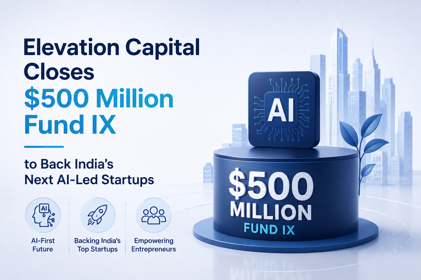Elevation Capital Closes $500 Million Fund IX to Back India’s Next AI-Led Startups