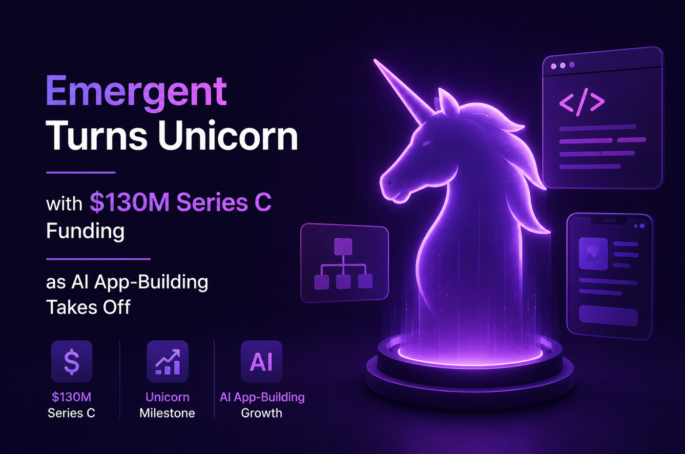 Emergent Turns Unicorn with $130M Series C Funding as AI App-Building Takes Off