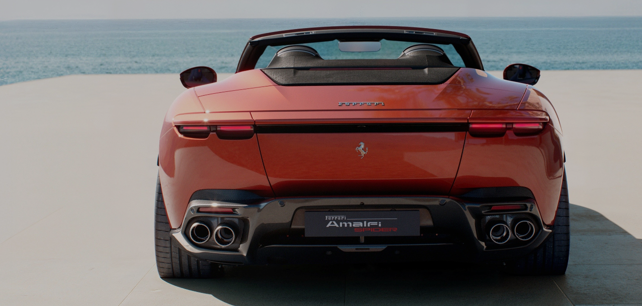 Ferrari Amalfi Spider - Rear View