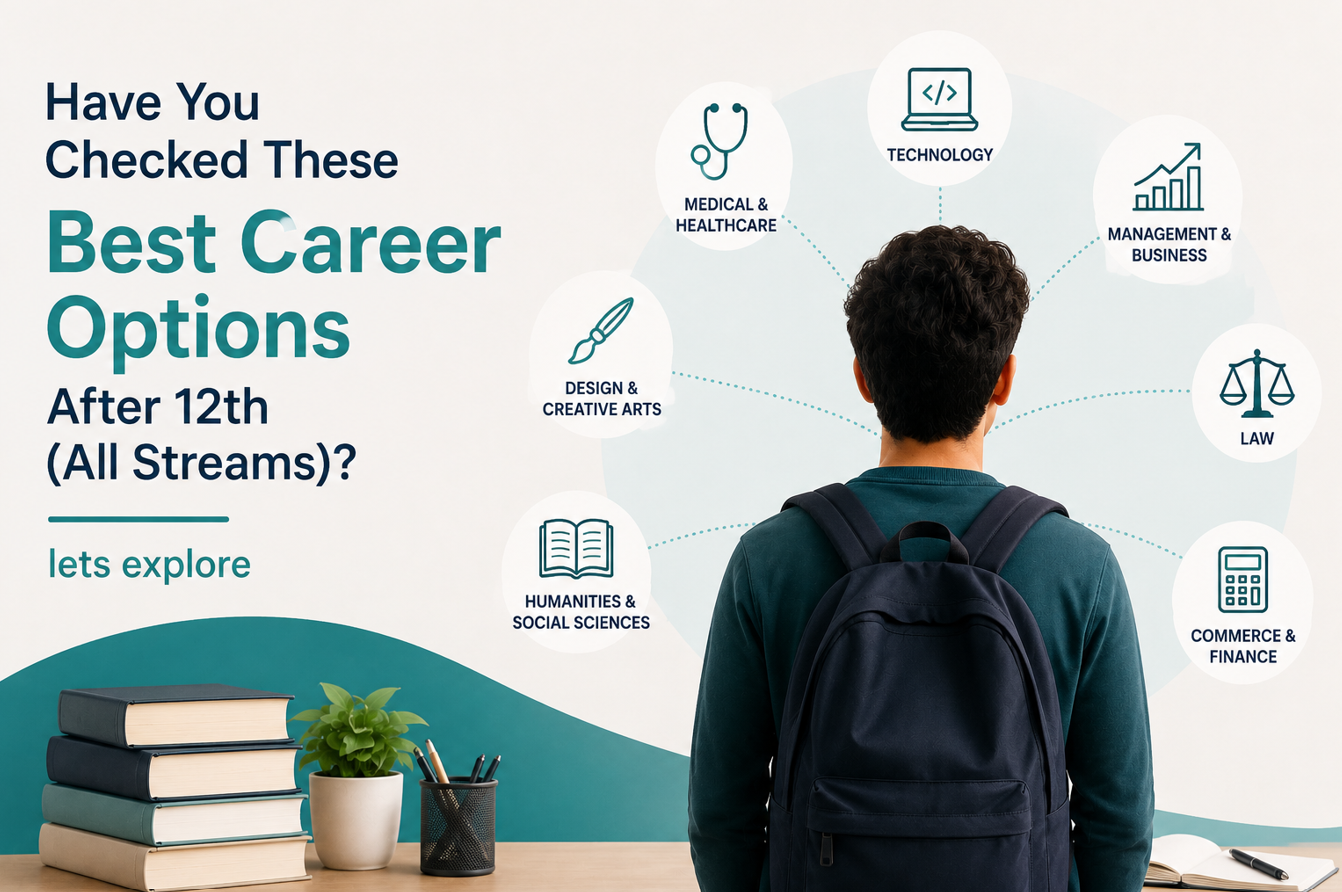 Have You Checked These Best Career Options After 12th (All Streams)? lets explore