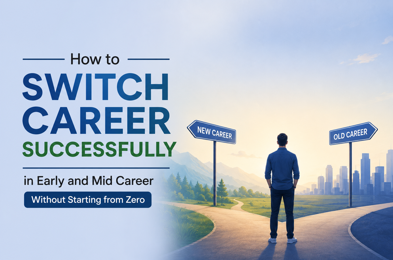 How to Switch Career Successfully in Early and Mid Career Without Starting from Zero