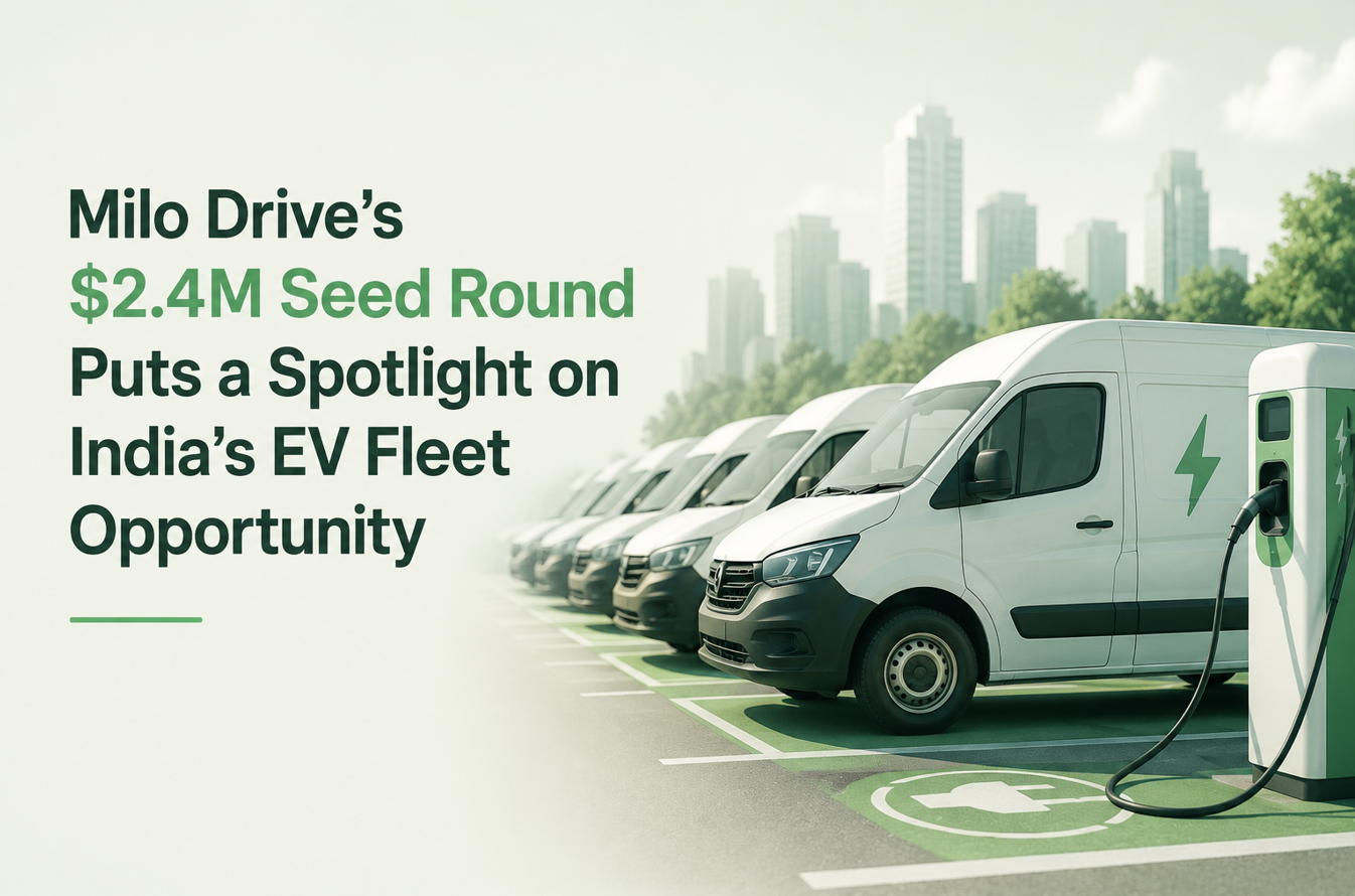 Milo Drive’s $2.4M Seed Round Puts a Spotlight on India’s EV Fleet Opportunity