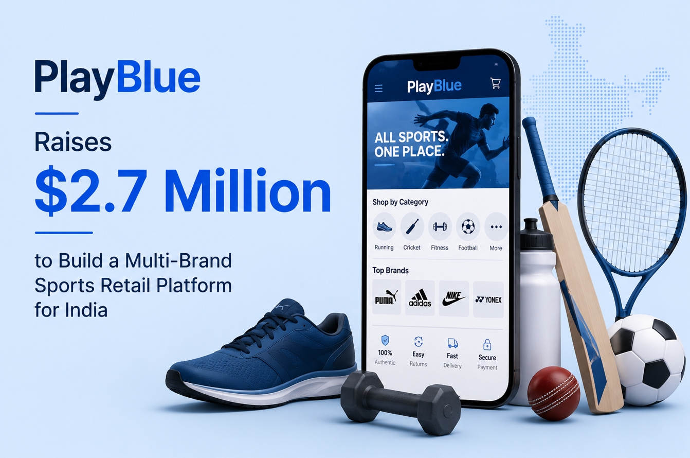PlayBlue Raises $2.7 Million to Build a Multi-Brand Sports Retail Platform for India