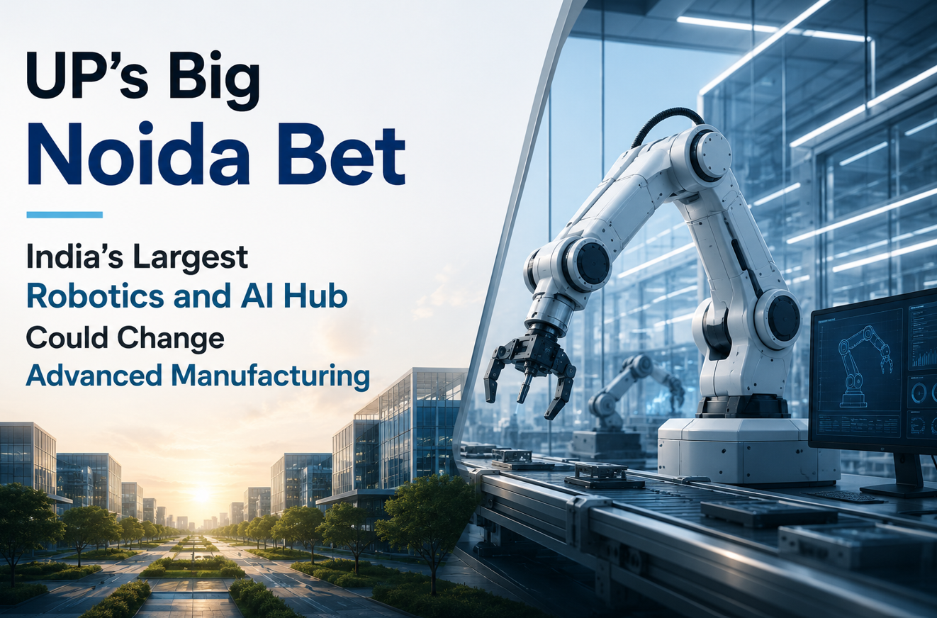 UP’s Big Noida Bet - India’s Largest Robotics and AI Hub Could Change Advanced Manufacturing