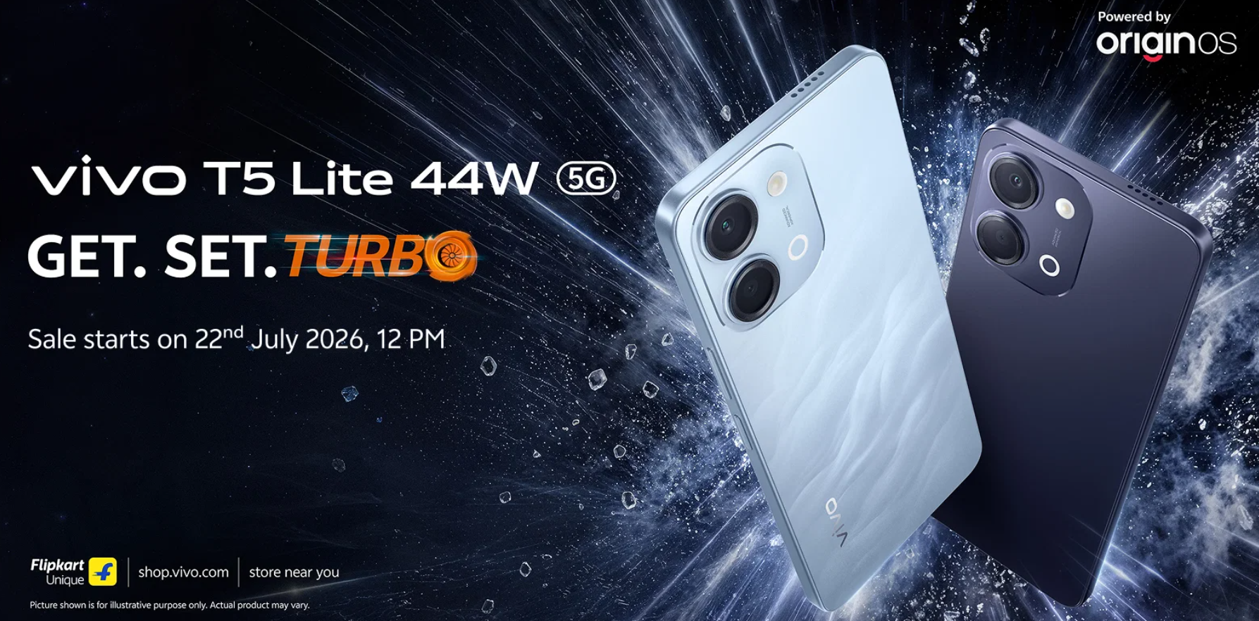 Vivo T5 Lite 44W 5G Launched in India with 6500mAh Battery and Rugged Build