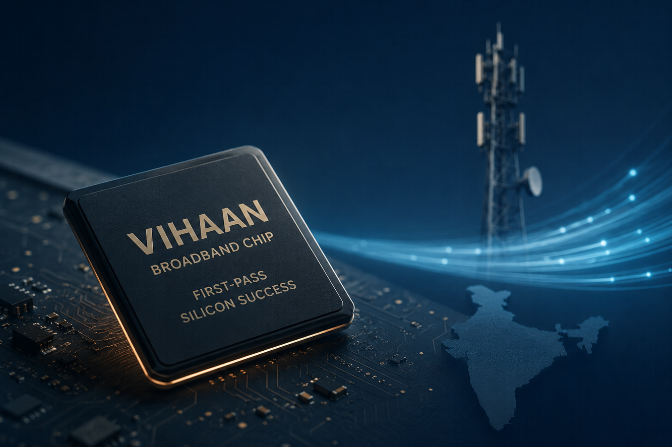Aheesa’s VIHAAN Chip Gets First-Pass Silicon Success, A Big Win for India’s Broadband Tech Push