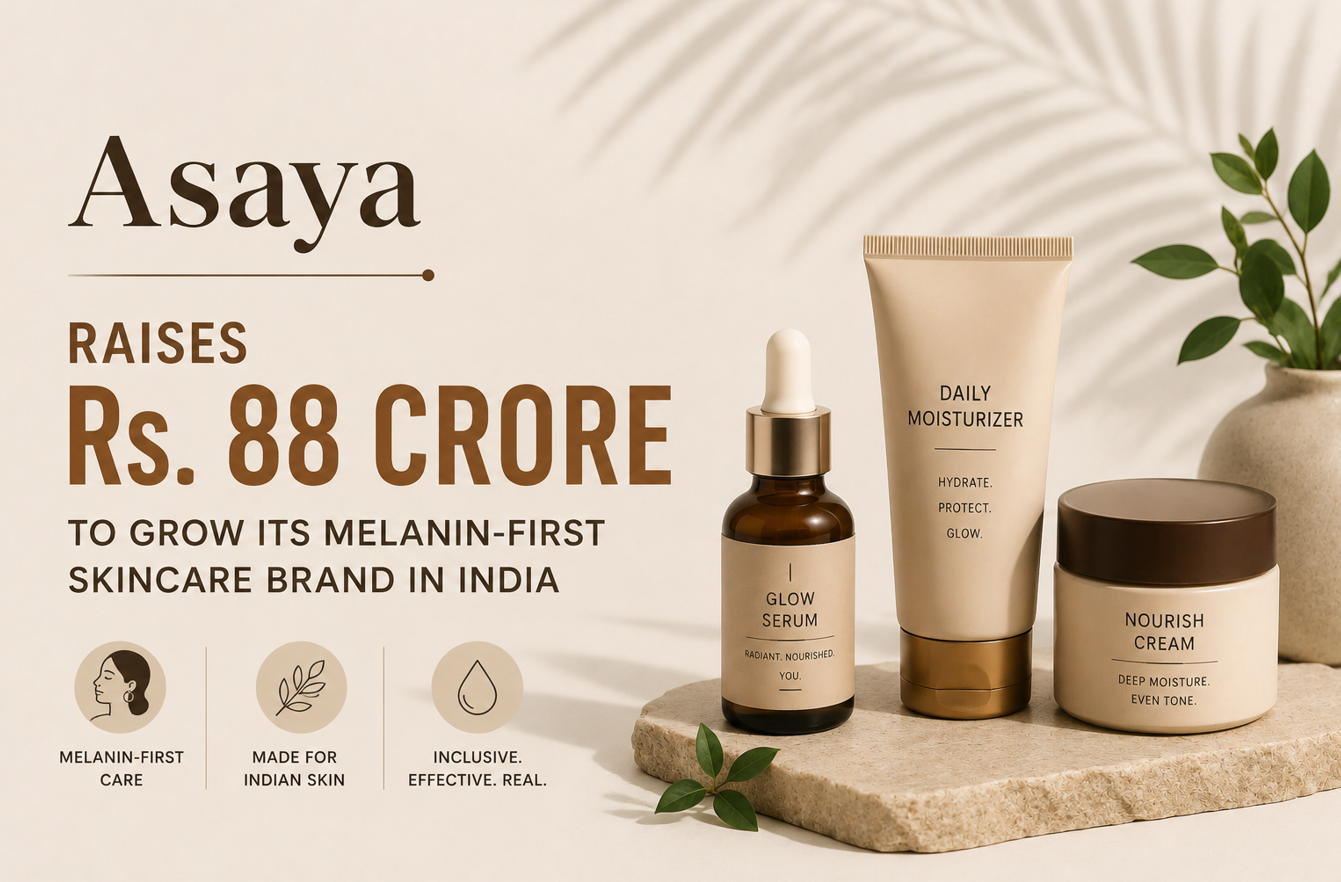 Asaya Raises Rs. 88 Crore to Grow Its Melanin-First Skincare Brand in India