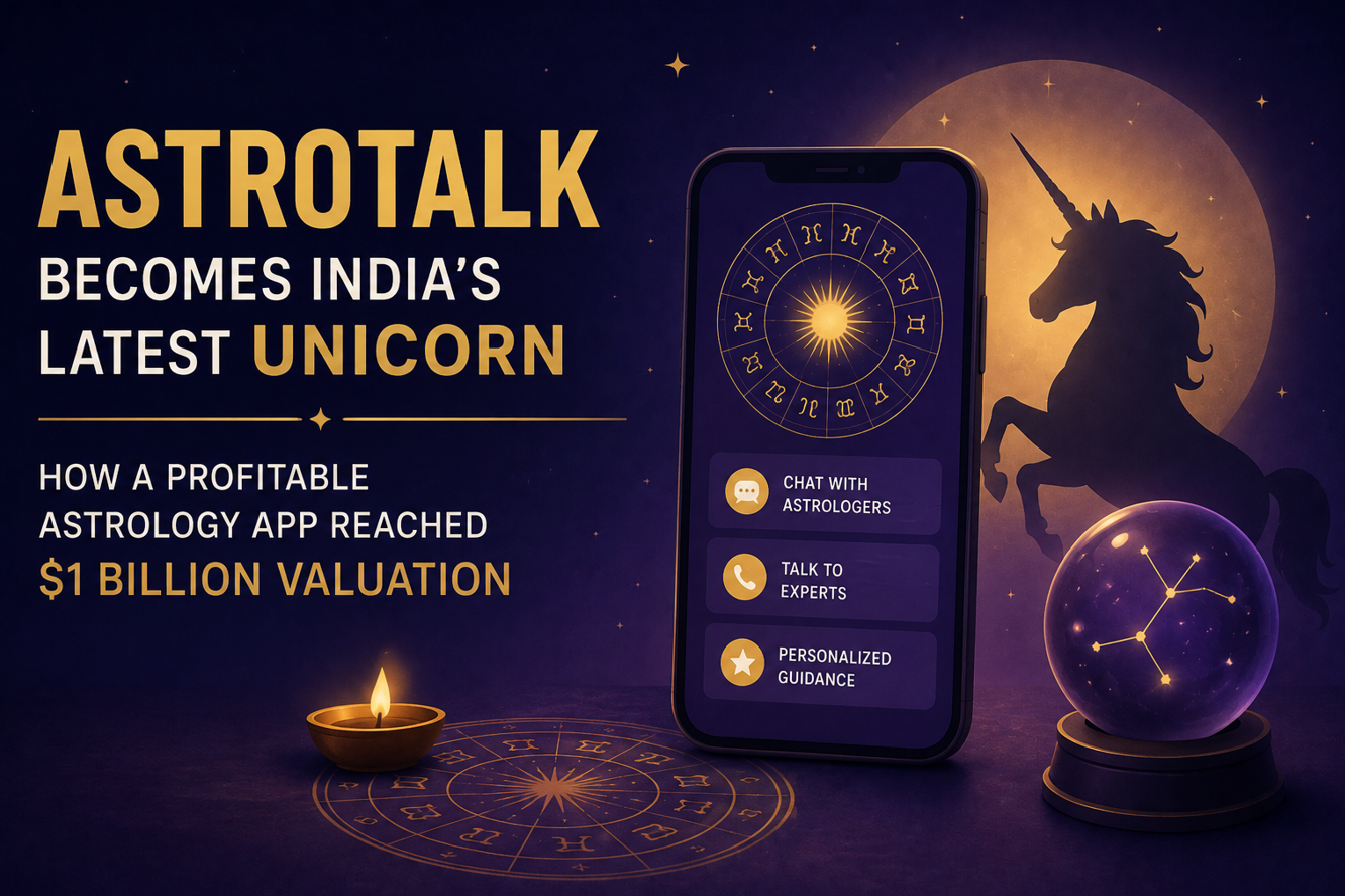 Astrotalk Becomes India’s Latest Unicorn - How A Profitable Astrology App Reached $1 Billion Valuation