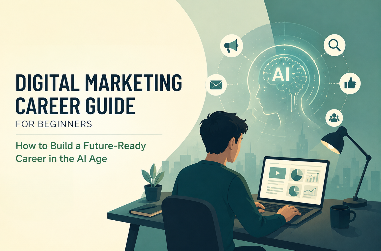 Digital Marketing Career Guide for Beginners, How to Build a Future-Ready Career in the AI Age