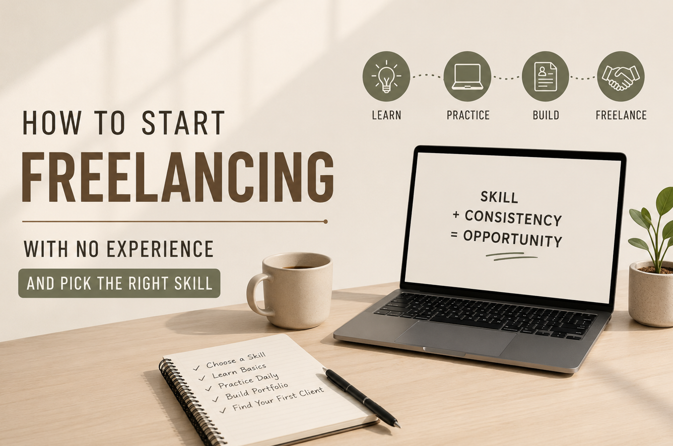 How to Start Freelancing With No Experience and Pick the Right Skill