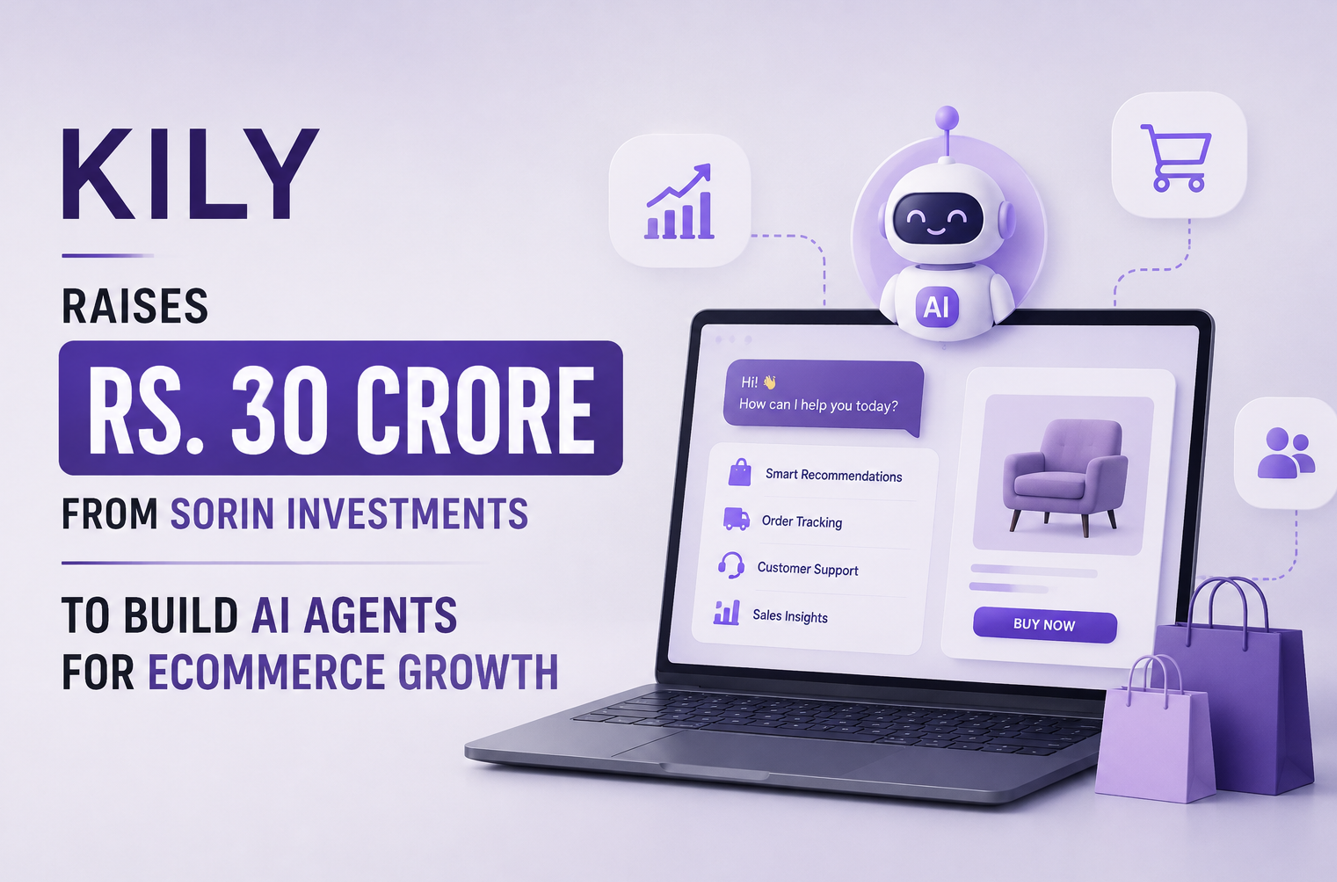Kily Raises Rs. 30 Crore From Sorin Investments To Build AI Agents For Ecommerce Growth