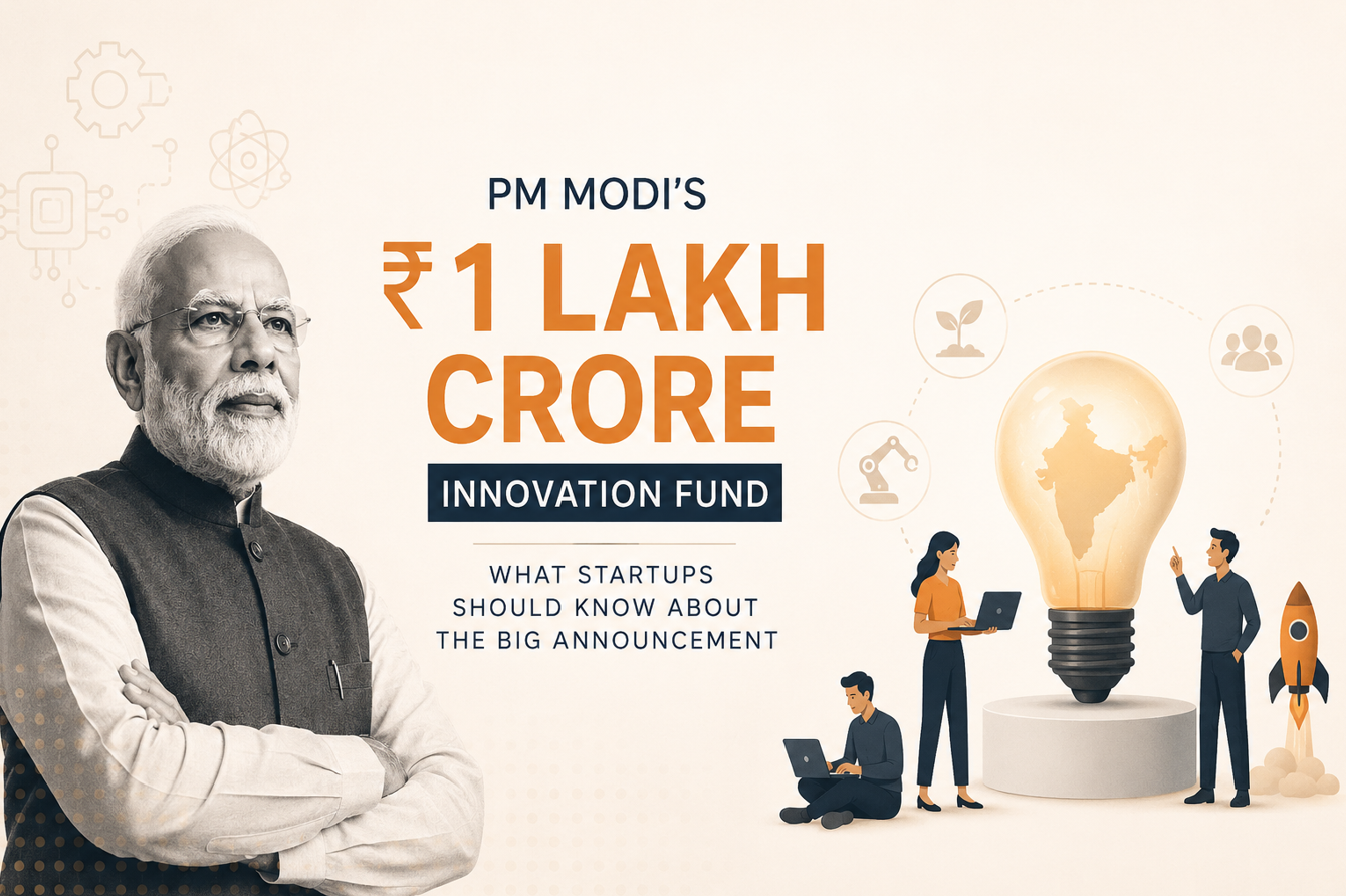PM Modi’s Rs. 1 Lakh Crore Innovation Fund - What Startups Should Know About The Big Announcement