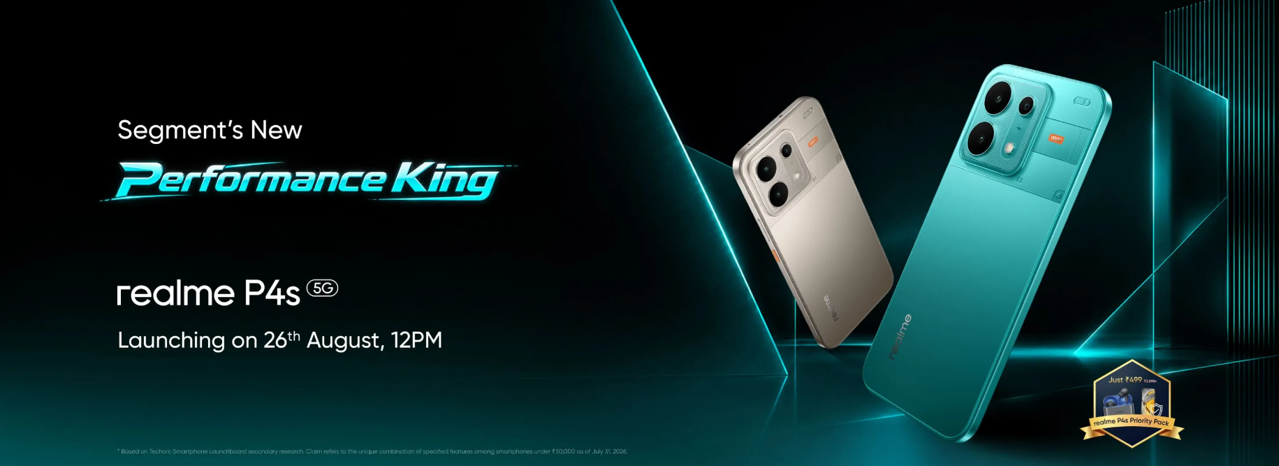 Realme P4s 5G Launching on 26 August at 12 PM - Price Expectations, Details and What Buyers Should Know