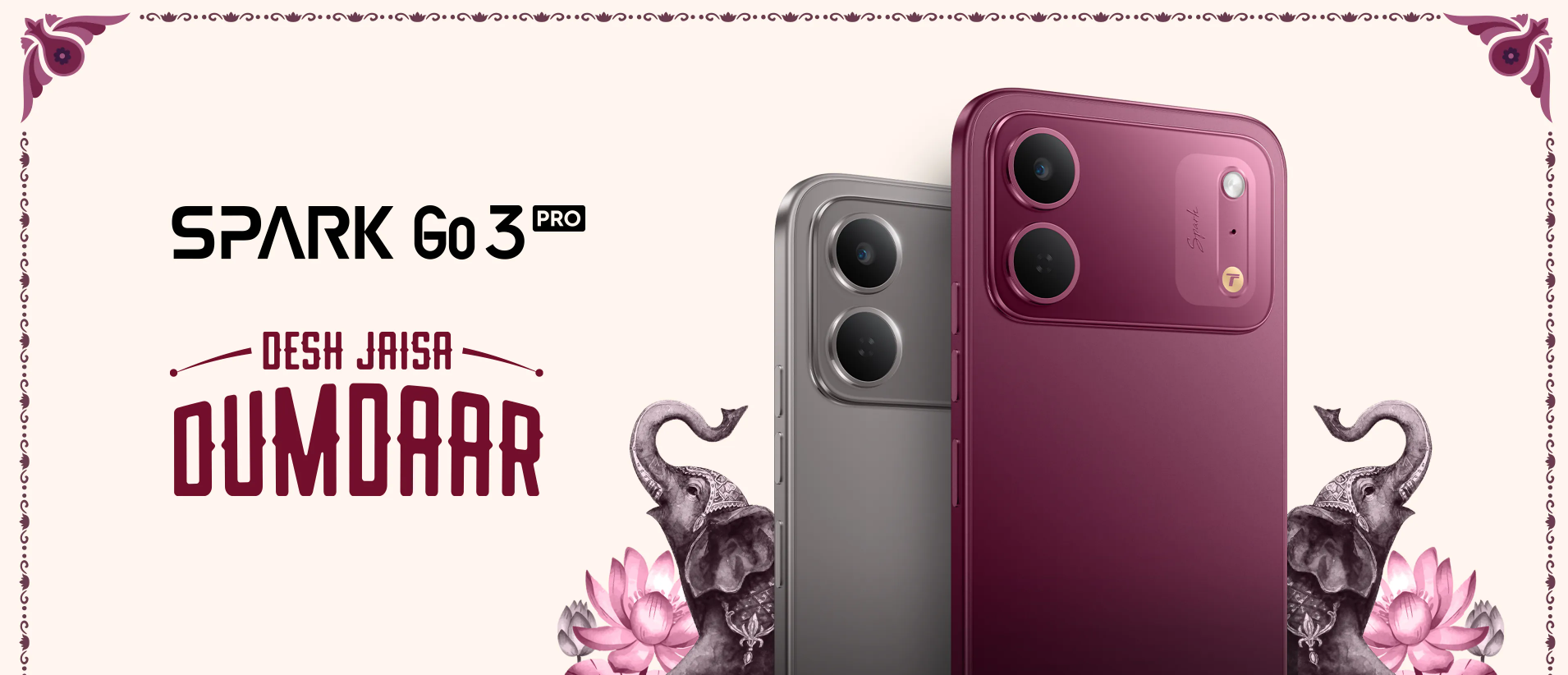 Tecno Spark Go 3 Pro Launched at Rs. 15,999, A Tough Budget Phone With 120Hz Display