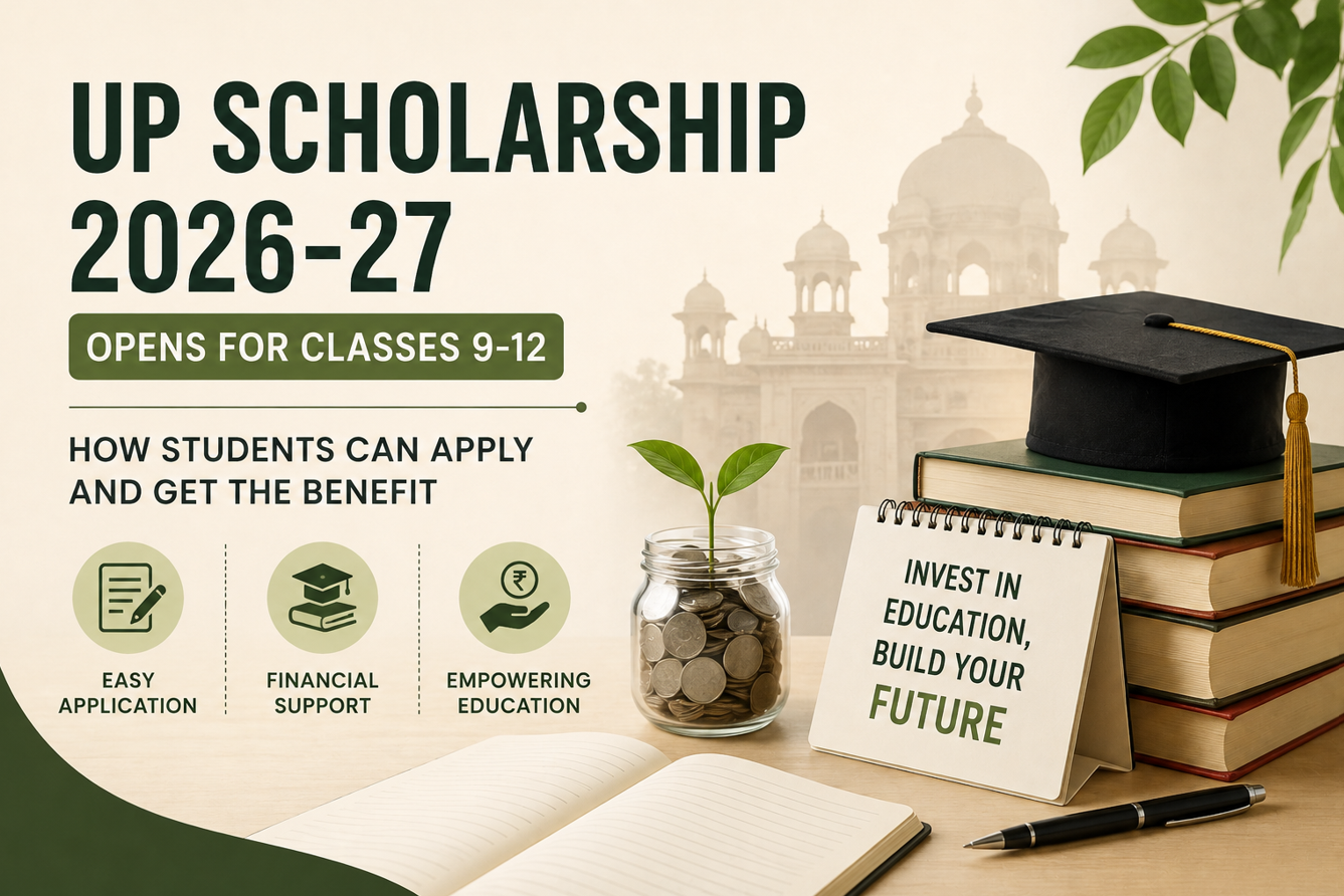 UP Scholarship 2026-27 Opens For Classes 9-12 - How Students Can Apply And Get The Benefit