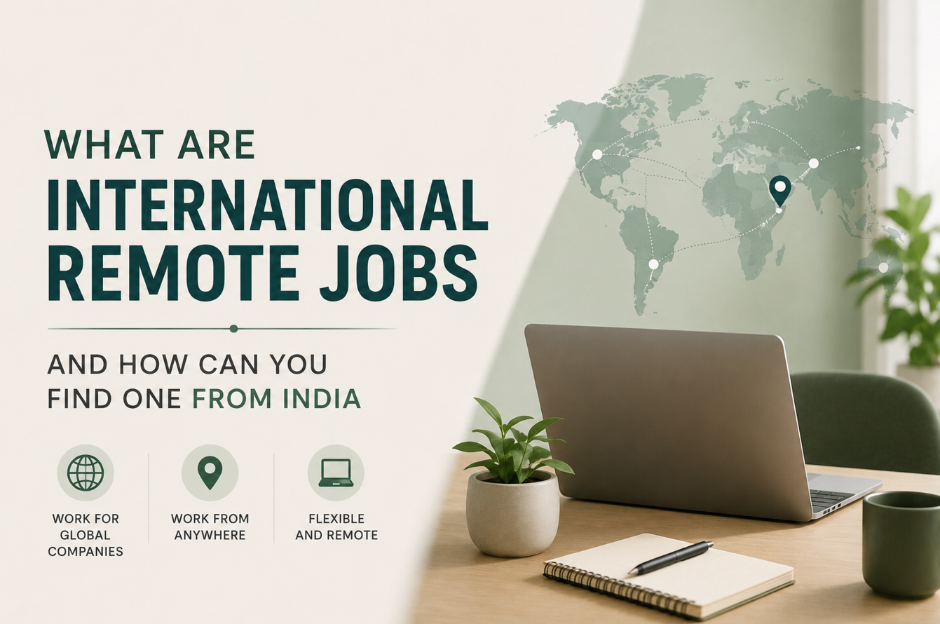 What Are International Remote Jobs and How Can You Find One From India