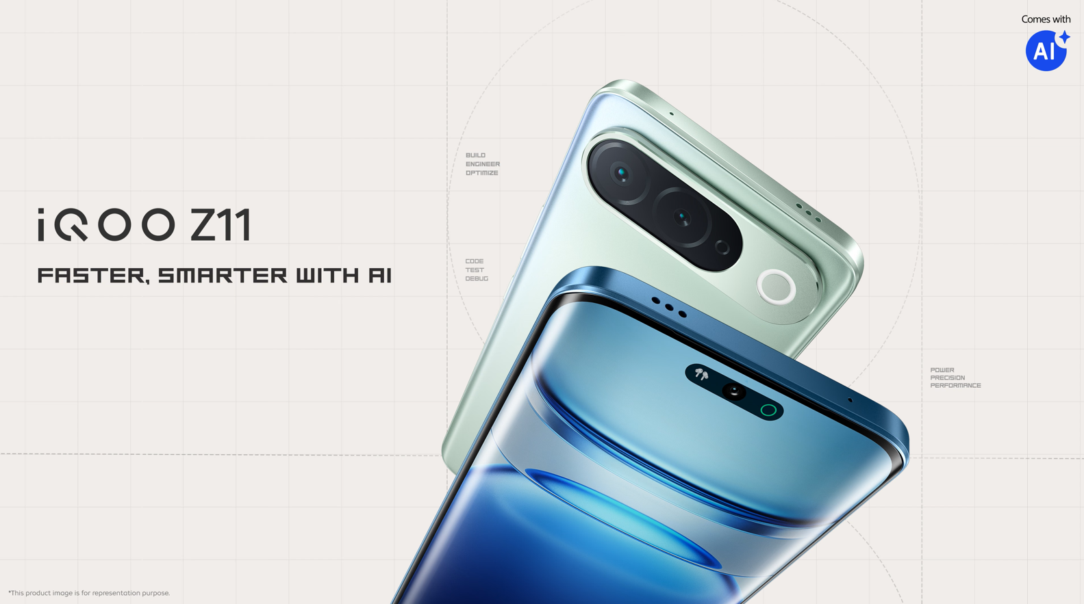 iQOO Z11 Launched in India With 7,050mAh Battery, Curved AMOLED Display and Dimensity 7500 Turbo