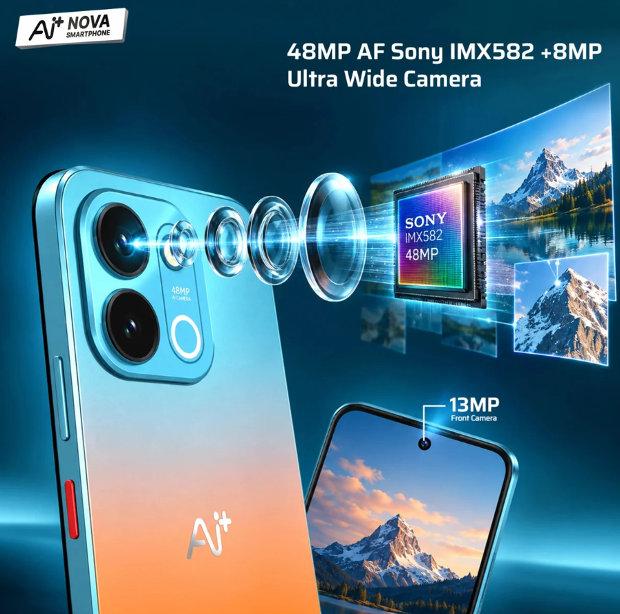 Ai+ Nova 2 Power 5G Sale Begins - Camera